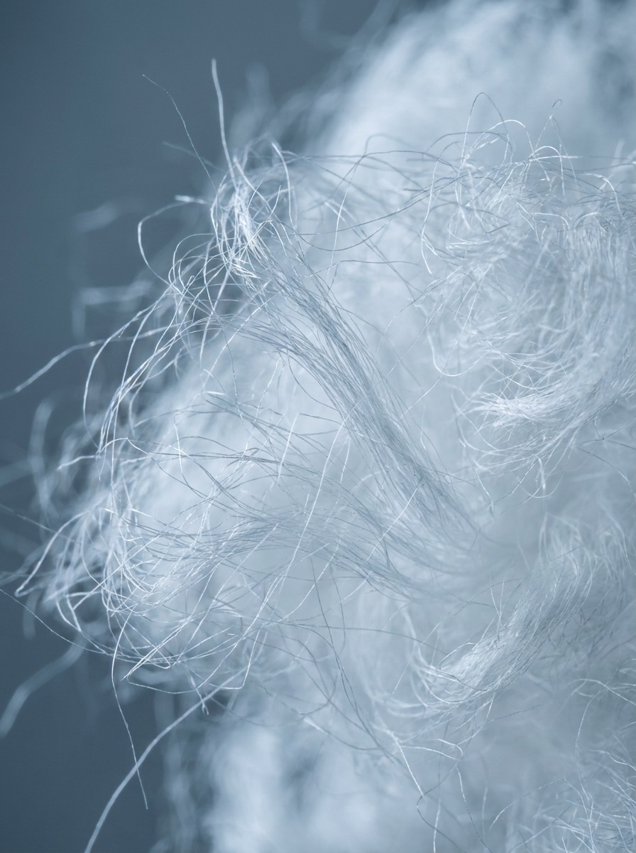 Ultra-fine Warmlett insulation fibres, macro