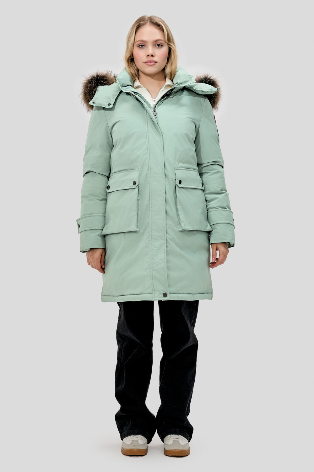 Agnetta insulated parka, Tiffany