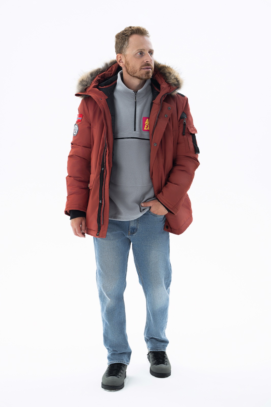 Arktos jacket, Terracotta
