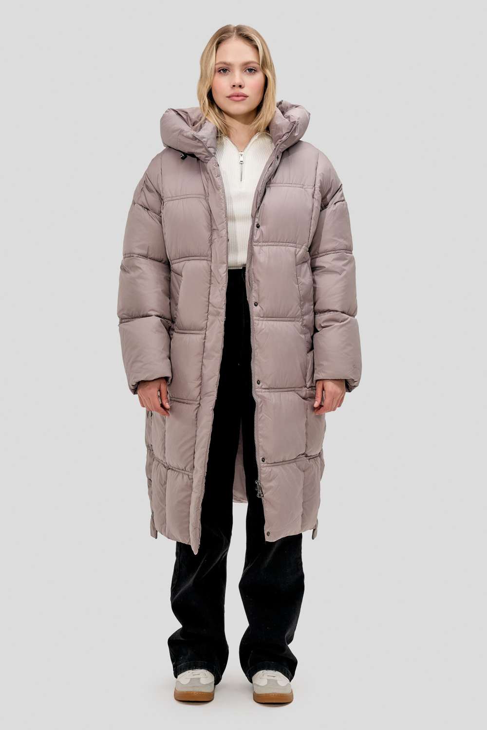 Bergdis winter coat, Dusty rose