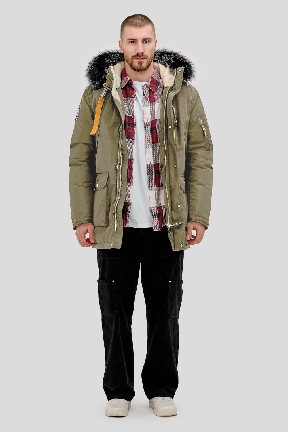 Blade parka, Grey olive