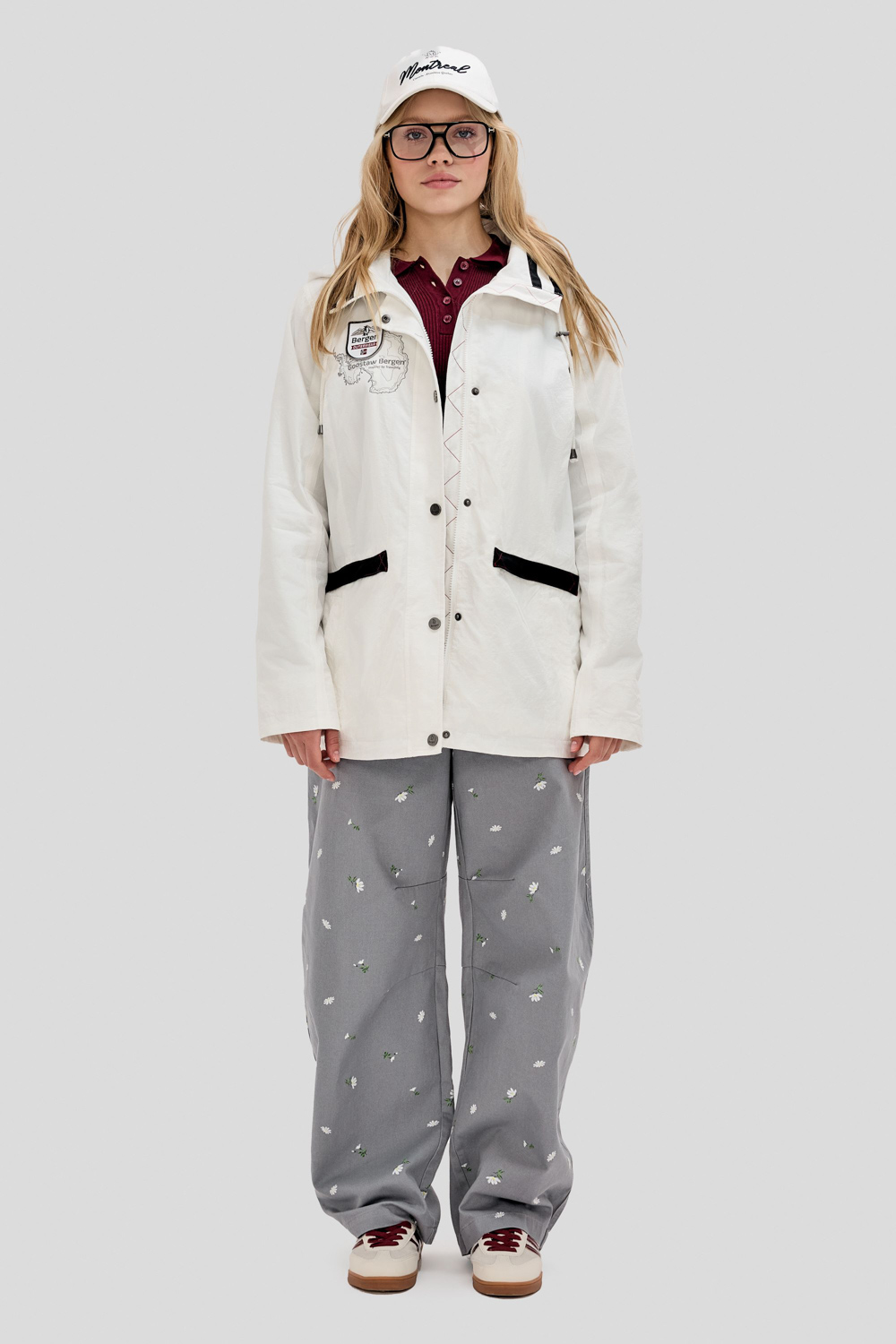 Breeza windbreaker, White
