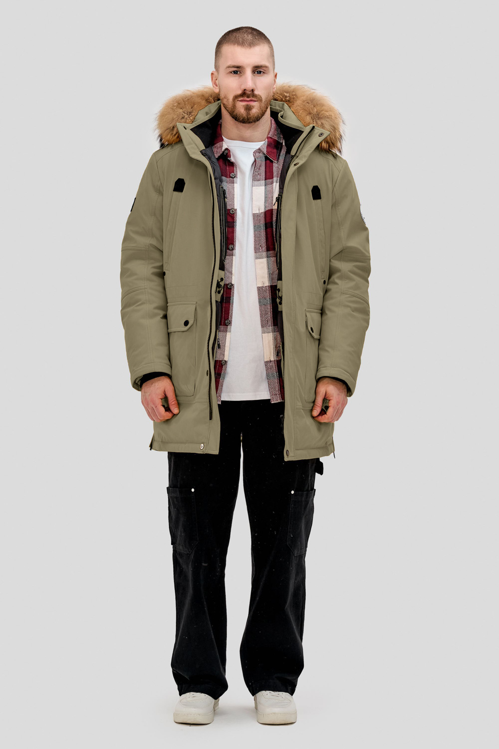 First Edition parka, Grey olive