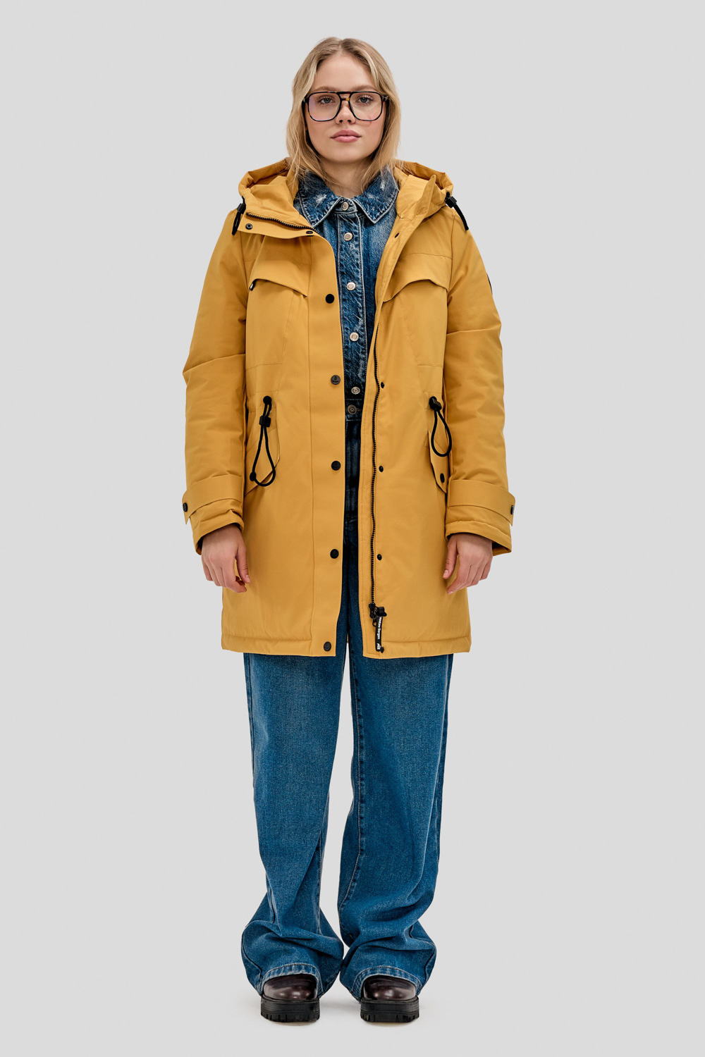 Iskra jacket, Mustard