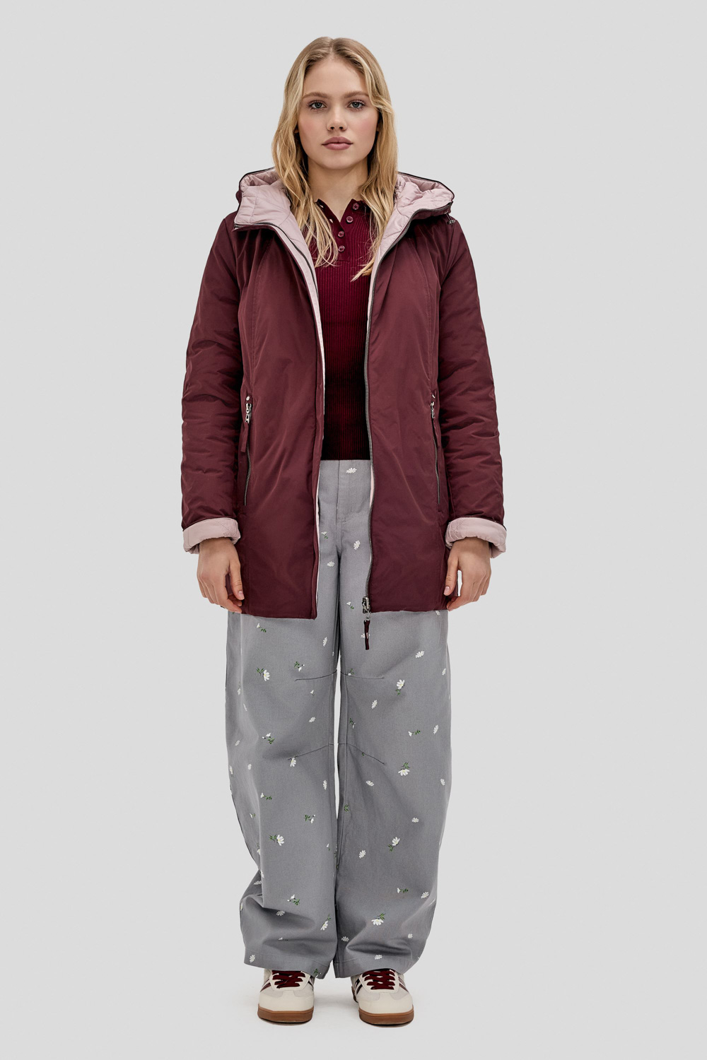 Lunna jacket, Burgundy