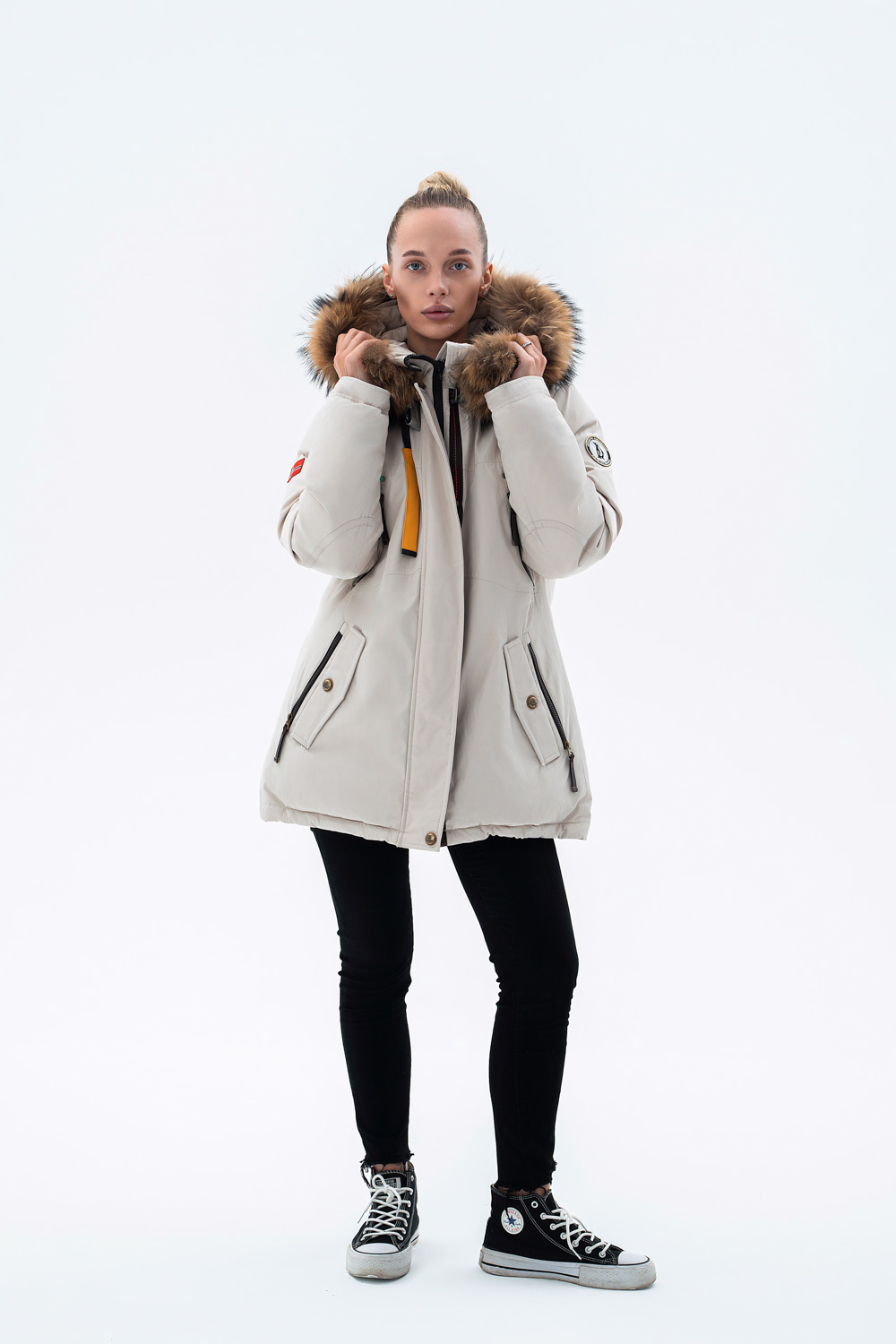 Skyer insulated jacket, Light grey