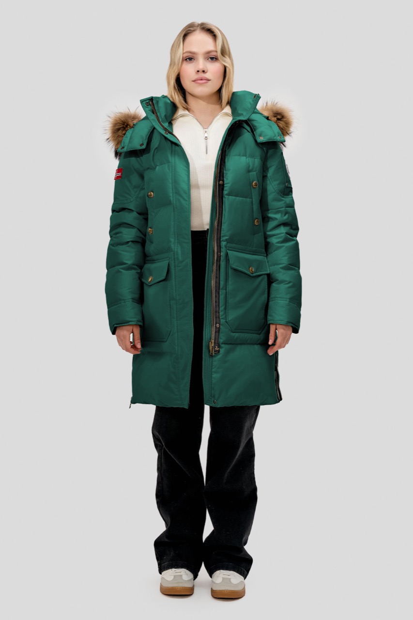 Tiera winter parka, Emerald